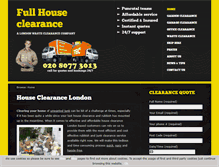 Tablet Screenshot of fullhouseclearance.com